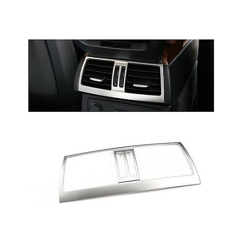 Stainless Rear air condition vent outlet cover trim For BMW X6 E71 2009-2014