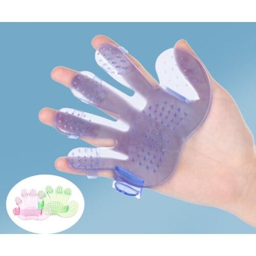 Pets Dogs Grooming Gloves Brush Cat Grooming Glove for Cat Dog Hair Remover Brush Dog Deshedding Clean Combs Back Massage Gloves