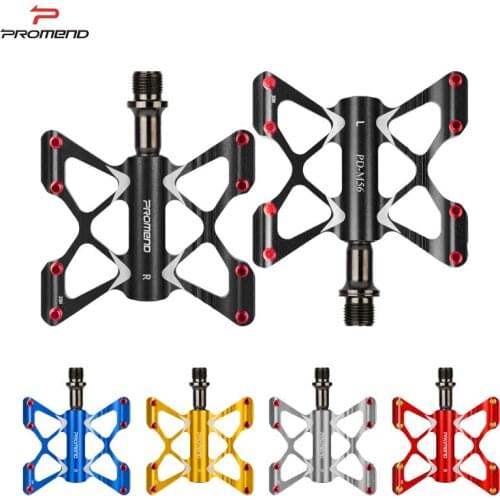 Promend cycling Bicycle Pedal M56 Mountain Bike Road Bike Bearing Pedal Bicycle Accessories Palin Aluminum Alloy PROMEND PD-M56
