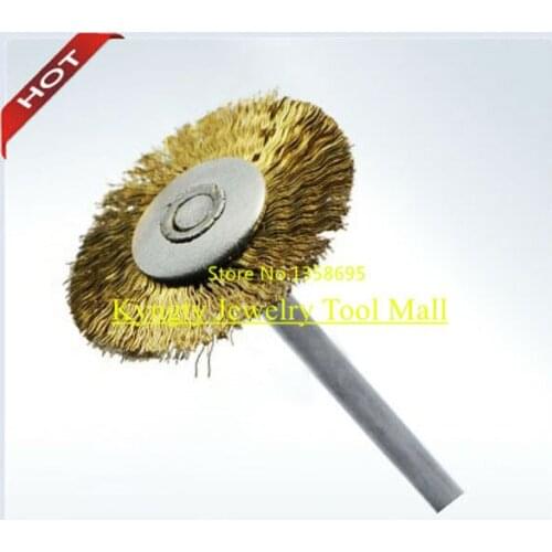 Hot Sale Mini Brush for Jewelry Brass Wire Brush Dental Laboratory Material Dental Polishing Brush with Free Shipping Wire 0.2mm