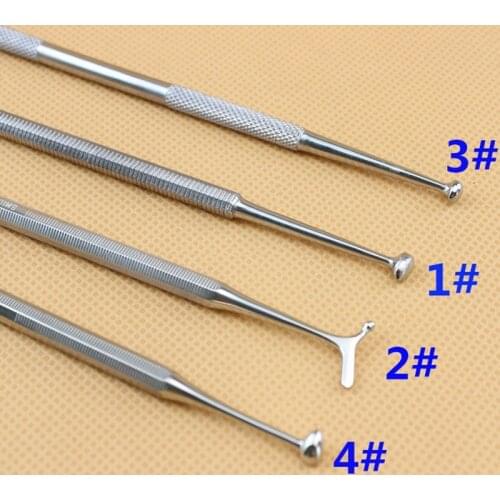 Dental Silver Amalgam Filling Instrument Stainless Steel Double Ended Resin Trimmer Filler Filling Grinding Dentist Tools