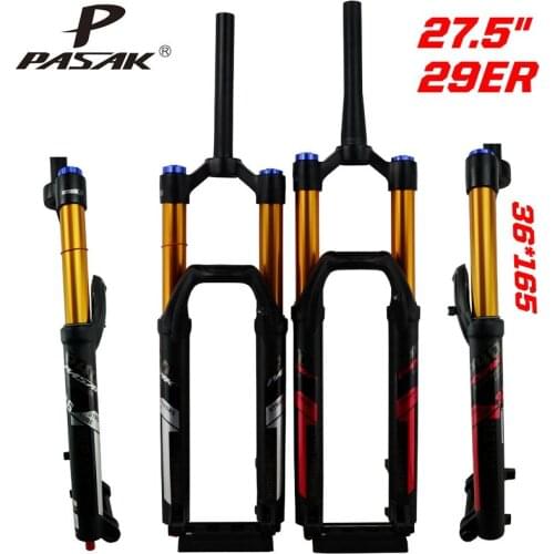 Mtb bike fork mountain bicycle suspension forks 27.5" 29inch ER 1-1/8“ 1-1/2" 39.8air resilience thru axle15*110 damping centrum