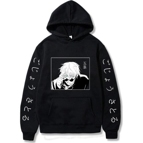 Jujutsu Kaisen Hoodie Spring Streetwear Winter Oversized Sweatshirt for Woamn/man