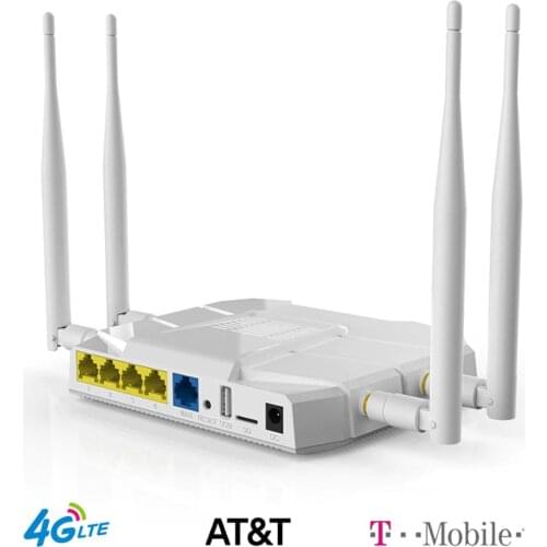 Wiflyer WE1326KC 3G 4G LTE Router Wireless Solution Gigabit Router 4G Modem 2.4G&5.8G Dual Band Home Wireless Long Coverage USA