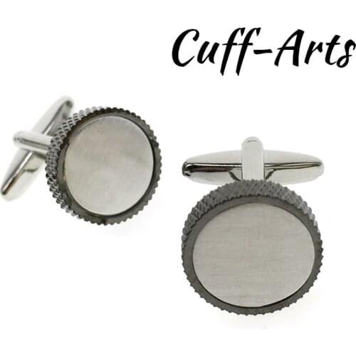Cufflinks Silver Grey Bottle Caps Tie Clip Cuff Links Men Jewelry Father Day Gift Gemelos Cufflink C20040