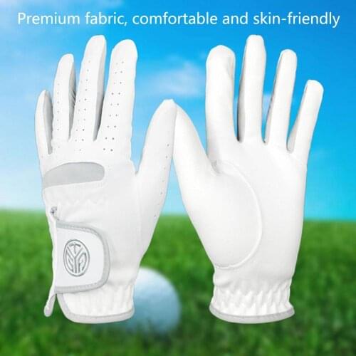 1Pc Mens Golf Gloves Wear On Left Hand Gloves Soft Breathable Slip-resistant Design Wear-resistant Gloves For Sun Protection