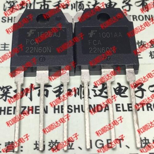 10pcs/lot FCA22N60N New Spot TO-3P 600V 22A