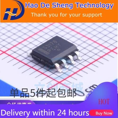 10PCS/LOT MC33178DR2G SOIC-8 Low Power Consumption Low Noise Dual Channel Operational Amplifier New Original In Stock
