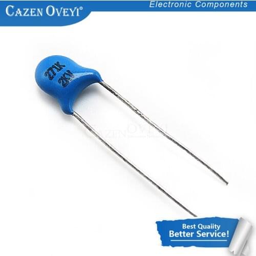10pcs/lot High voltage ceramic capacitor 2KV271K 271K 2KV DIP-2 In Stock