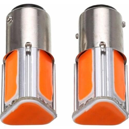 2X Trailer Red Tail Lamp Bulb 12V Car LED Turn Signal Light Camper Brake Light COB Truck Reverse Lamp for Lorry Motorhome Van