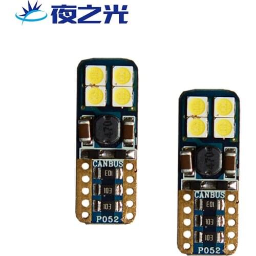 Auto LED width indicator T10 reading light license plate door light 8SMD 3030 high brightness wideband decoder constant current