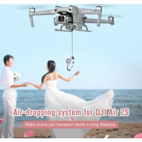 DJI Air 2S Drone Airdrop System with Landing Gear Wedding Proposal Delivery Device Dispenser Thrower for Mavic Air 2/Air 2S