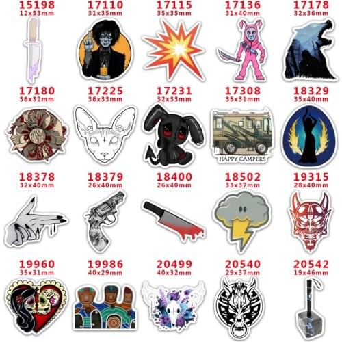 DIY Decoration Crafts Accessories 30pcs Per Halloween Cartoon Character Planar Resin PR15198