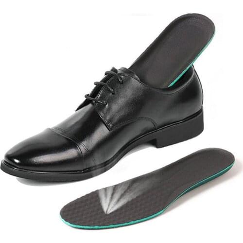 Leather Insole Soft Breathable Deodorant Leather Insoles Instantly Absorb Sweat Shoes Insole Men Pads Leather Foot Care Insole