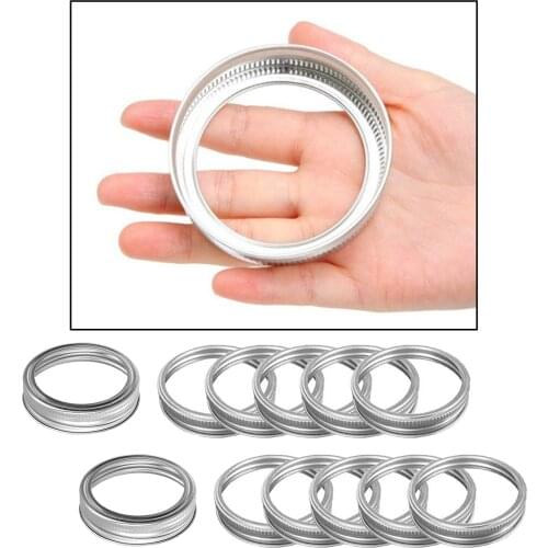 Split-Type Wide Mouth Canning Lids Bands or Plates Leak Proof for Mason Jars