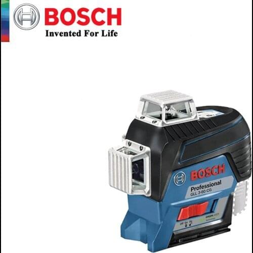 Bosch 12-Line Red/Green Laser Level GLL3-80/GLL3-80CG Laser Level Marking Line For Home Decoration Laser Level Outdoor Available