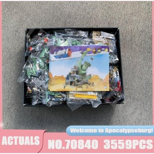 Movie Series Doomsday Castle Statue Model Welcome to Apocalypseburg 45014 Building Blocks Bricks Toys Christmas Gifts 70840