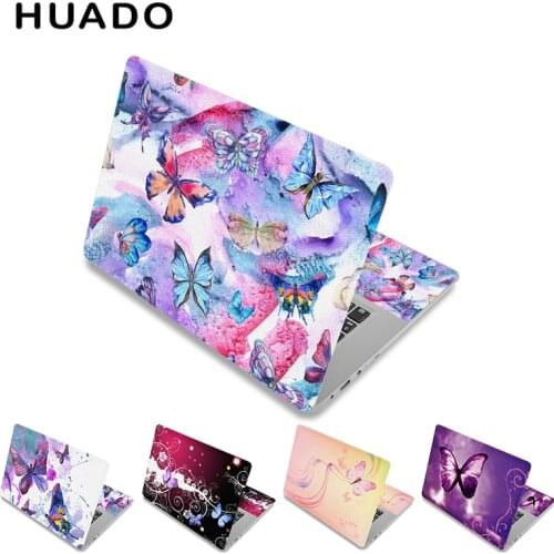 Butterfly Pattern Laptop Sticker Decal 12" 13.3" 15.6" 17" Notebook Skin PC Surface Cover for Asus/HP/Macbook/Lenovo