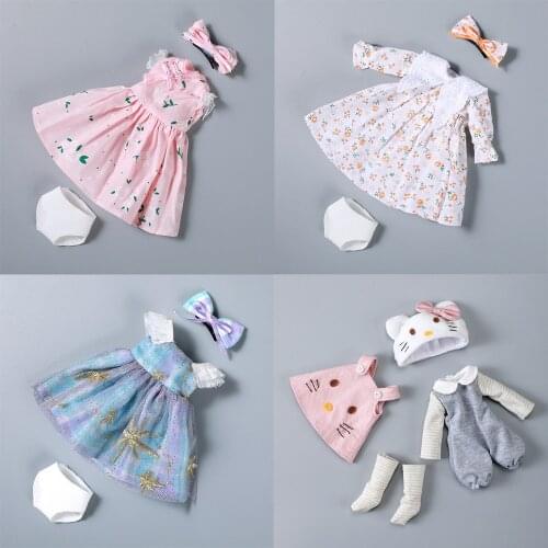 1/6 Doll Clothes Cosplay Cat Clothing For 30cm 12 Inch BJD Dress Beautiful Doll Accessories For Female body MSD Bjd Dolls