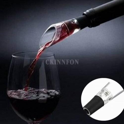 1000Pcs/Lot Dining Bar Tools Professional Red Wine Aerating Spout Decanter Wine Aerator Quick Aerating Pouring Tool