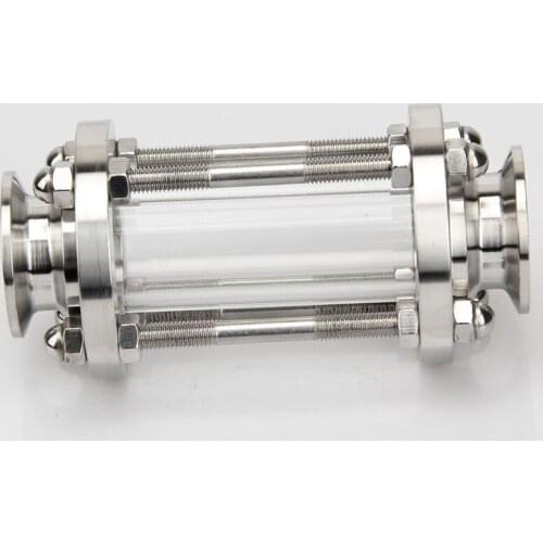 Factory Direct 304 159 Sanitary Quick-Install Mirros Stainless Steel Pipe Slight Cup Clamp-Type Straight-through Window