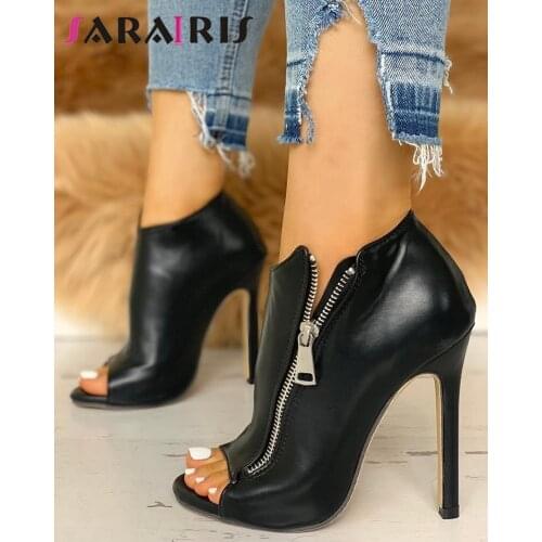 SaraIris Cover Heel Ankle Sandals Women High Heels Stiletto Party Shoes Women Peep Toe Summer Shoes