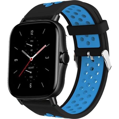 For Huami Amazfit GTS 2 Silicone Watchband 20mm Watch Strap Sport Bracelet Wristbands For Amazfit GTS 2 Mini/GTS 2E/Bip S Lite