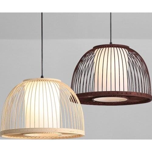 Modern Southeast Asia Bamboo Chandelier Bamboo Lantern Restaurant Bar Bamboo Pendant Lamp Aisle Corridor Bamboo Weaving Hanglamp