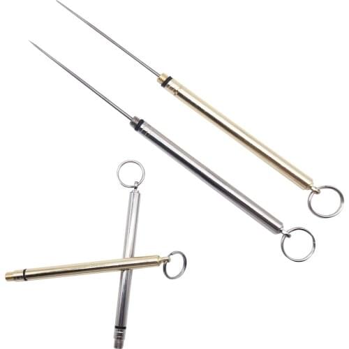 Titanium Pocket Toothpick Holder, Reusable Toothpick with Waterproof Stainless Steel Toothpick Box Mini Toothpick Holde