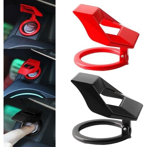 Universal Car Engine Start Stop Switch Button Cover Decorative Trim Sticker Car Accessories Engine Start Stop Switch Cover 2020