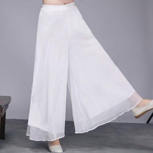 Women New Harajuku Yoga Zen Wide Leg Long Pants Ropa Casual Pantalones De Mujer Clothes Chinese Style Vintage Plus Size Trousers