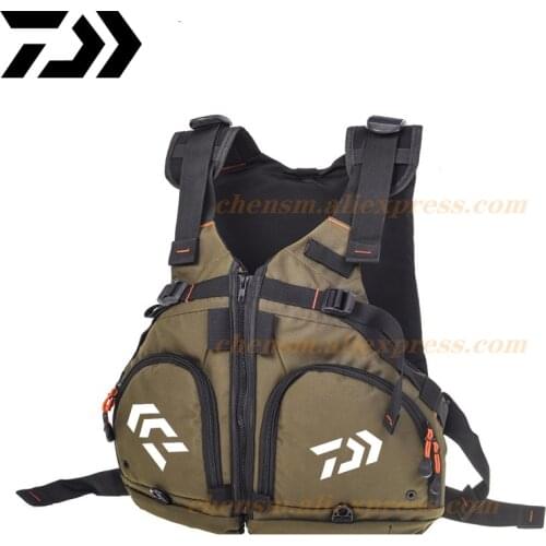 Daiwa Professional Fishing Vests Outdoor Kayak Life Jacket Safety Ultralight Floatation Buoyancy Rescue Drifting Breathable Vest
