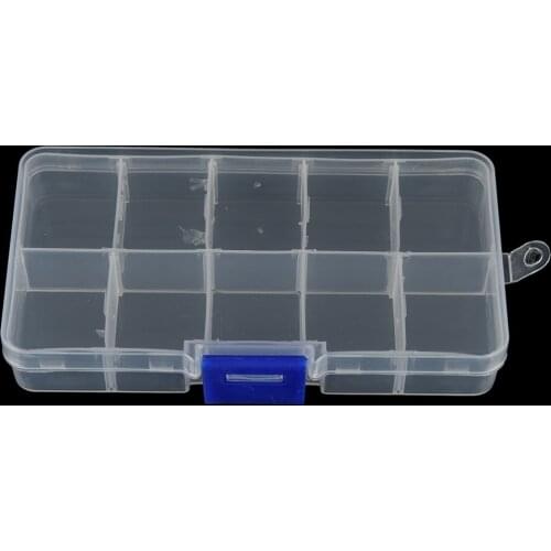 1Pcs Compart mentsfishing tackle box for fishing accessories Adjustable Plastic 10 fishing lure Hook Bait Storage Wholesale
