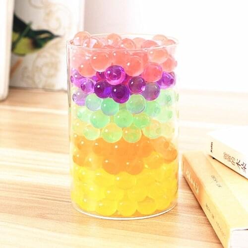 1000pcs/bag Big Crystal Soil Mud Hydrogel Gel Kids Children Toy Water Beads Growing Up Water Balls Wedding Home Decor 5Z