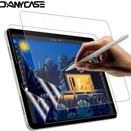 2 PCS Paper Like Screen Protector Film Matte PET Painting Write For iPad Air 4 2 3 10.5 2020 9.7 Pro 11 10.2 8th Gen Mini 4 5