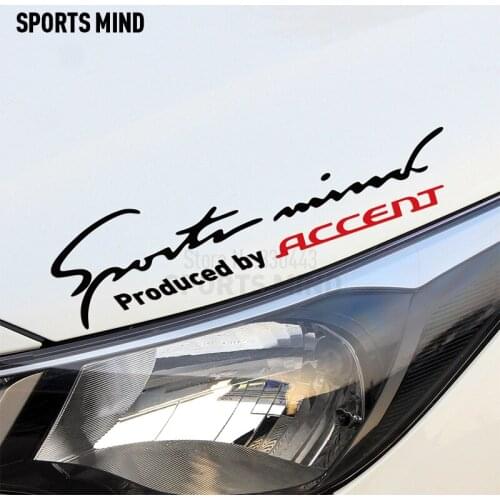 2 Pieces Customizable Vinyl Waterproof Car Decal Sticker Car-Styling Exterior Accessories For hyundai accent accessories