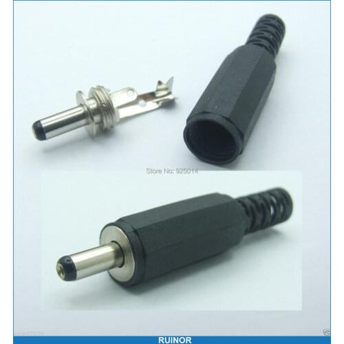 20PC 9mm x 3.5mm x 1.0mm DC plug Male Plastic for Power Charger socket Connector