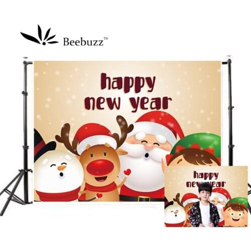 2020 New Year Photography Backdrop Christmas Snowman Elk Photo background