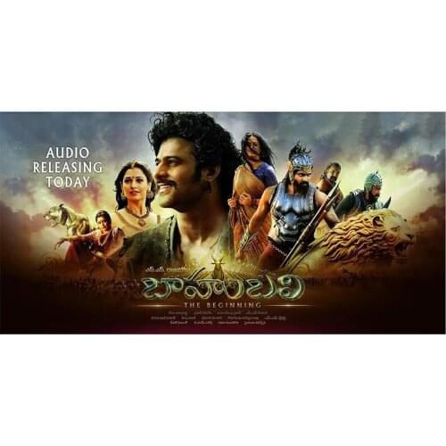 5D DIY Full Round Diamond Painting Baahubali: The Beginning Movie Poster 3D Embroidery Cross Stitch Rhinestone Home Decor Y1478