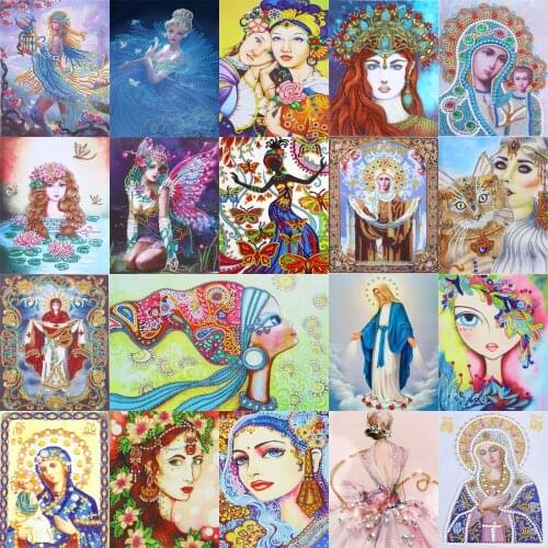 5D diamante bordado forma de cristal pintura de diamante belleza pintura de diamante punto de cruz pintura decorativa