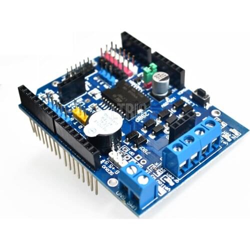 LTRIG custom 1Pcs L298P PWM Speed Controller Dual High-Power H-bridge Driver ,Bluetooth, L298P Motor Shield Board for Arduino