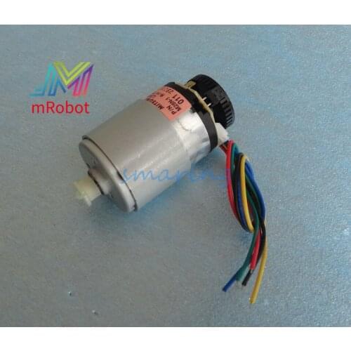 DC Micro Motor 24V 7200RPM 41 Line Photoelectric Encoder Speed Gear Motor Encoder for Smart Car