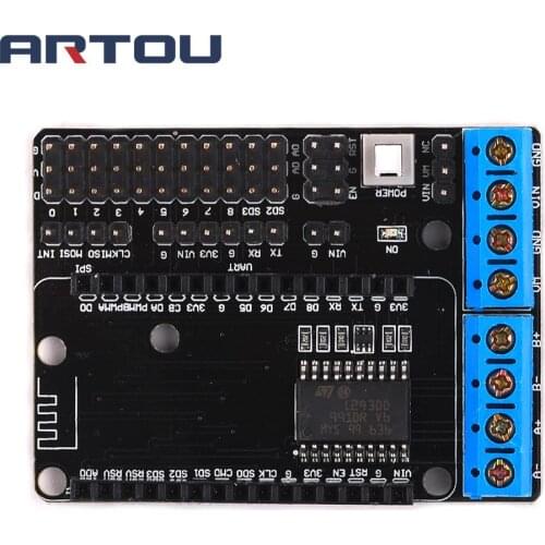 NodeMCU Motor Shield Board L293D for ESP-12E From ESP8266 ESP 12E Kit Diy RC Toy WiFi RC Smart Car Remote Control Node MCU