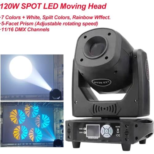 2021 NEW LED Spot 140W Moving Head Light LED 120W Spot Lyre With 2 Gobo Disks 1 Color Wheel DJ Disco Christmas Party Lights Bar