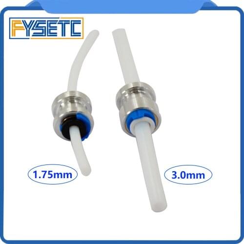 2Sets Titan Extruder Groove Mount Bowden Adaptor - 1.75mm/3mm Filament (4mm/6mm OD Tubing) For 3D Printer Parts