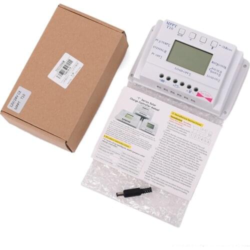 12V/24V 10/20/30/40A MPPT Auto LCD Display Solar Charge Regulator Controller with Load Dual Timer Control for Street LightSystem