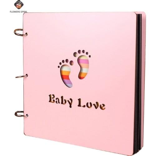 Handmade DIY Self-Adhesive Photo Albums, Childrens Growth Record Photo Album Collection, Creative Birthday Gifts, Christmas Gif