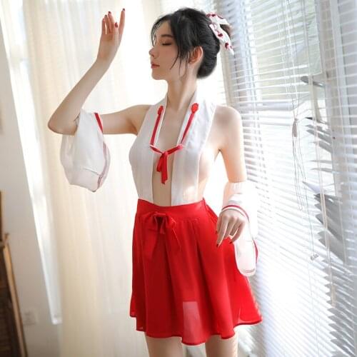 Sexy witch womens uniform seduction sexy underwear three-point passion suit