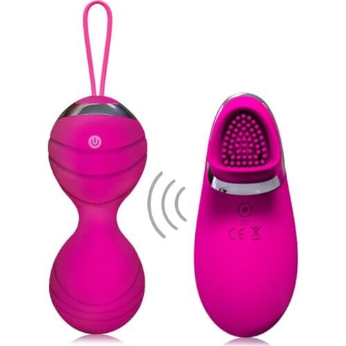 Kegel Balls Mini Vibrator G Spot , Ben Wa Balls,vibrating Egg,vibrator with Remote Control,Vaginal Balls Clitoris Chinese Balls