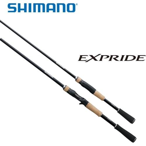 SHIMANO Expride 1.8m 2.1m 2.4m 2.7m ML/M/MH POWER 2.08M Carbon Spinning Baitcasting FUJI Guide Travel Lure Rod